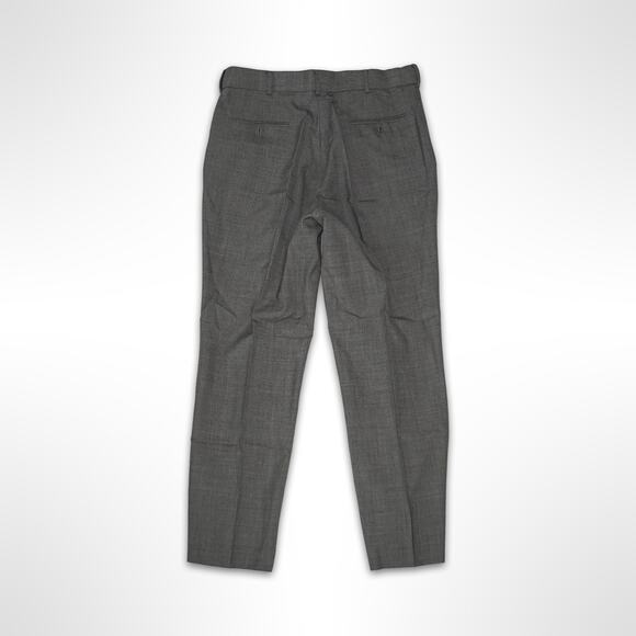 Stafford Men's Dress Pants 36x32 Grey Flat Front NWOT - Picture 3 of 4